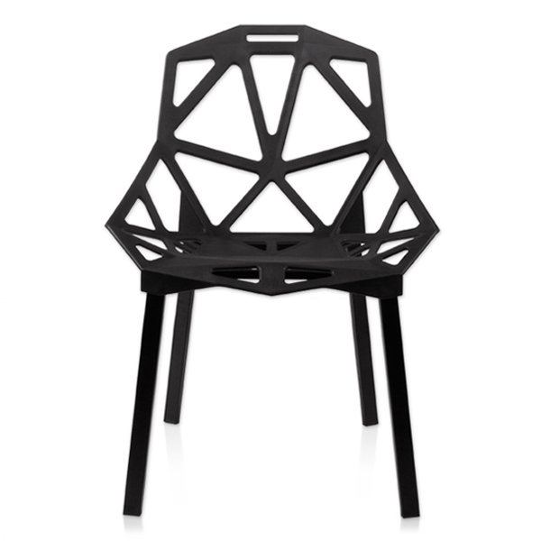 Дизайнерский стул CHAIR ONE black Черный матовый в Казани | Loft Concept 