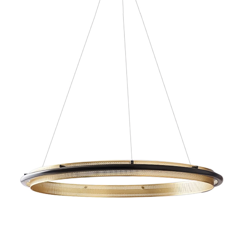 Люстра Gold ring horizontal pendant Золотой в Казани | Loft Concept 