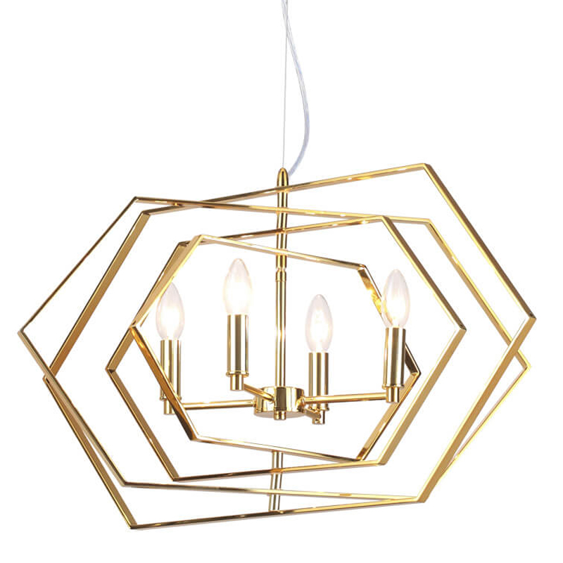 Люстра Damaris Chandelier gold Глянцевое золото в Казани | Loft Concept 