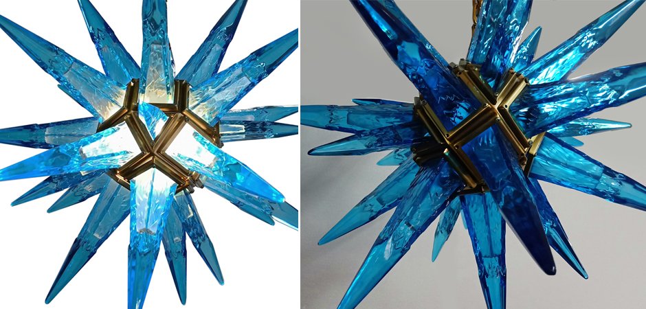 Люстра Chandelier Star Blue - фото №2