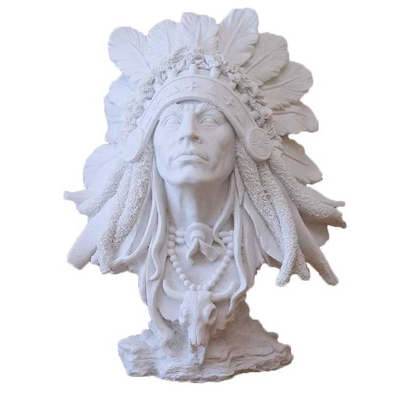 Native american indian figurine A Белый в Казани | Loft Concept 