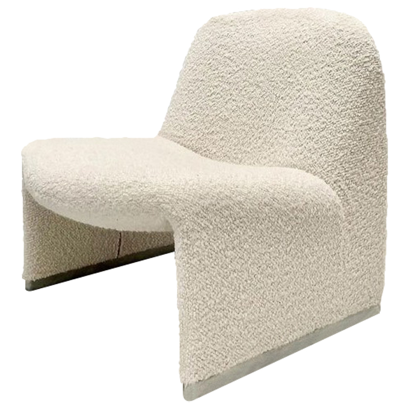 Кресло Kaydan White Boucle Armchair  в Казани | Loft Concept 