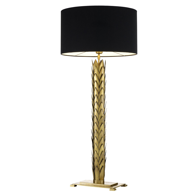 Настольная лампа Eichholtz Table Lamp Granada Латунь Черный в Казани | Loft Concept 