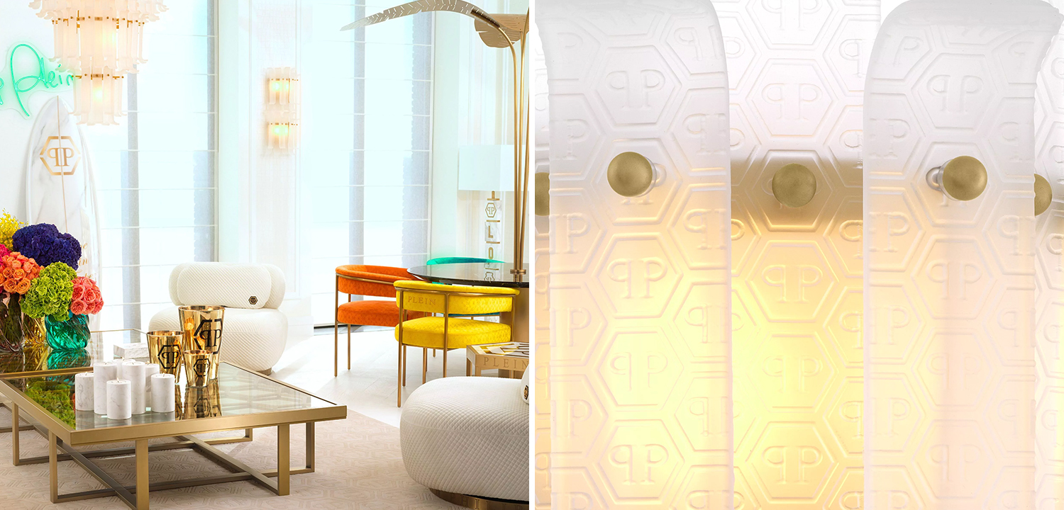 Бра Philipp Plein Wall Lamp Rodeo Drive Белый - фото