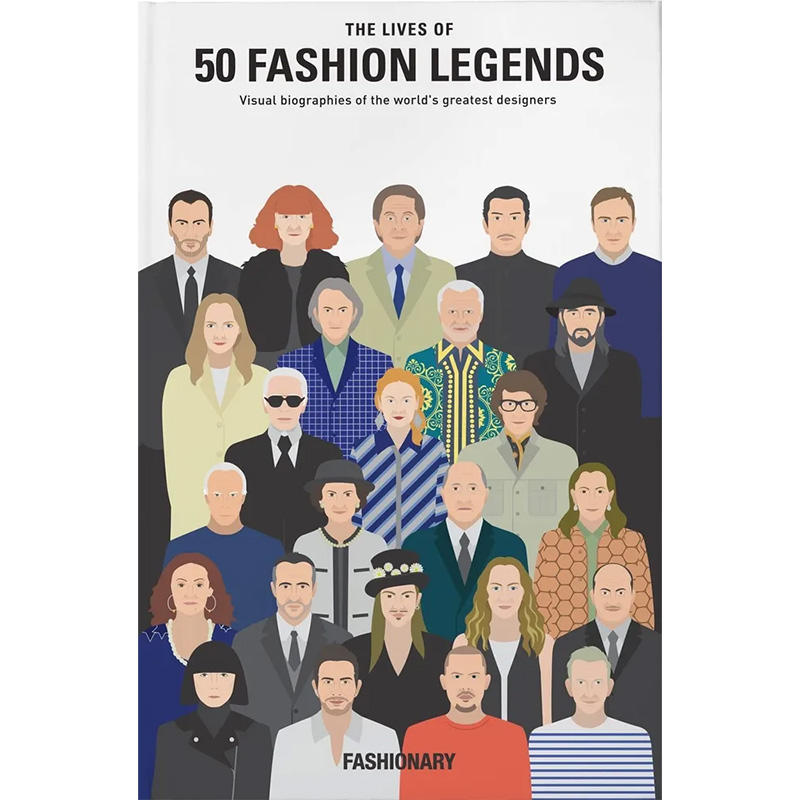 The Lives of 50 Fashion Legends Белый Мульти в Казани | Loft Concept 