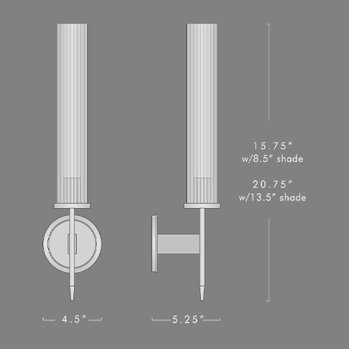 Бра Jonathan Browning ALOUETTE SCONCE Черный Цвет в Казани