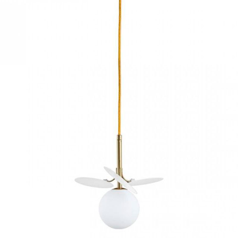 Подвесной светильник MATISSE Pendant One White Золотой Белый в Казани | Loft Concept 