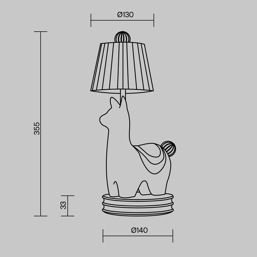 Настольный светильник Senor Alpaca 3000К 7Вт в Казани