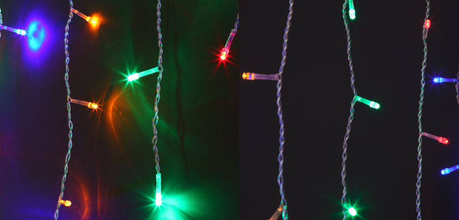 Гирлянда Бахрома с Цветными светодиодами - Loft-Concept в Казани
