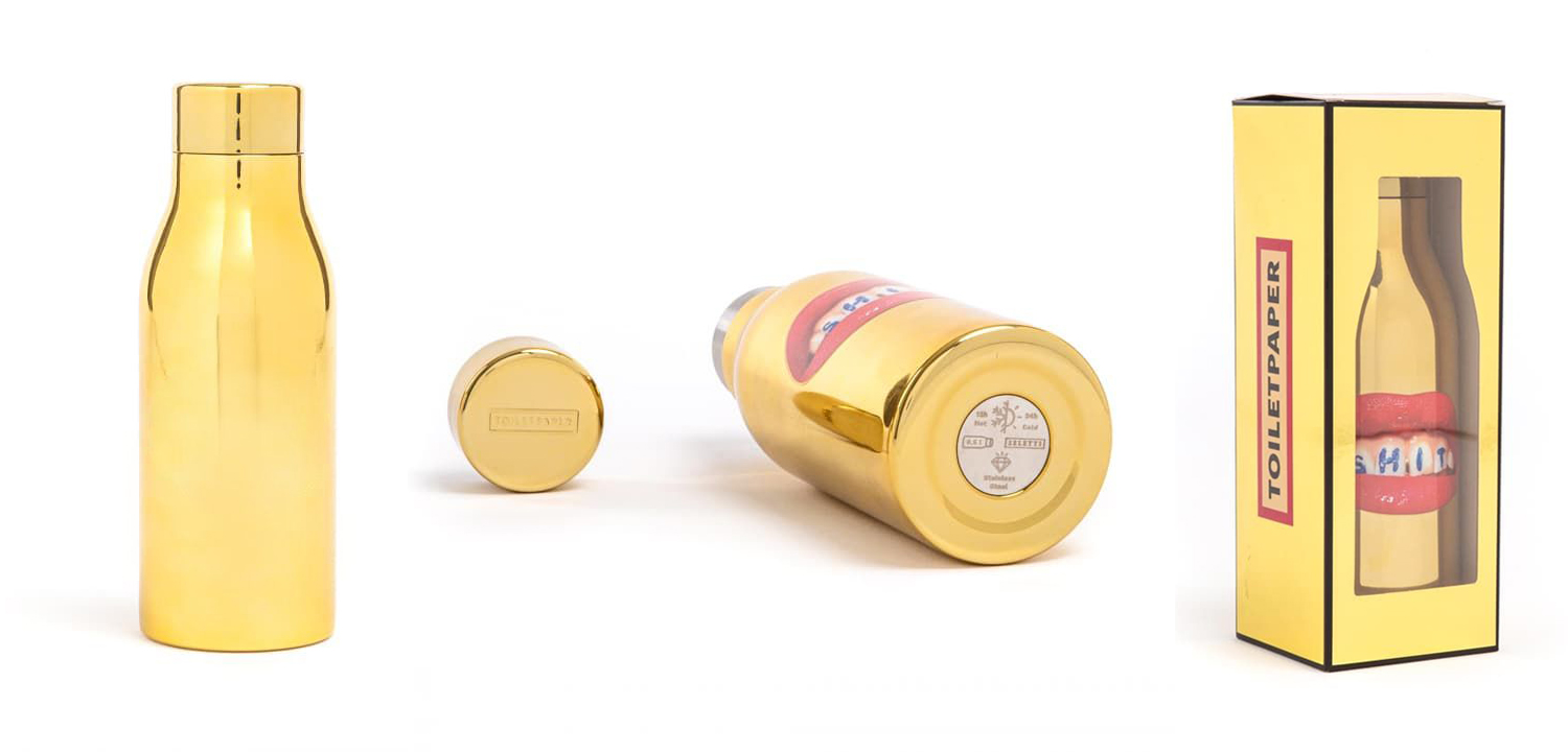 Бутылка Seletti Thermal Bottle Shit - фото