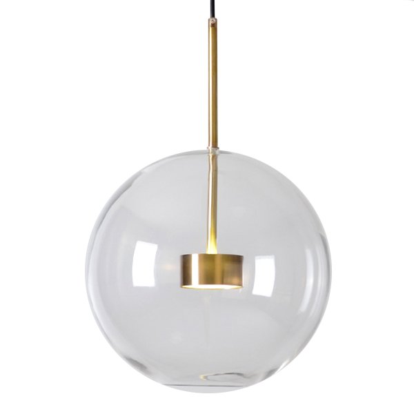 Подвесной светильник Suspension LED design BUBBLE LAMP 1 Латунь Прозрачное Стекло в Казани | Loft Concept 