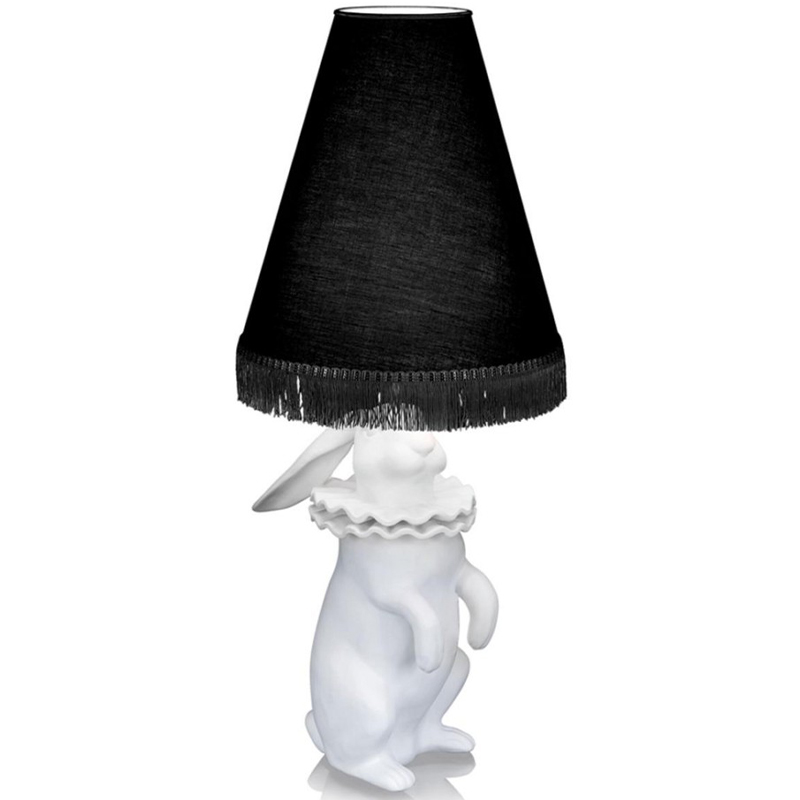 Настольная лампа Lamptable Rabbit Black Белый Черный в Казани | Loft Concept 