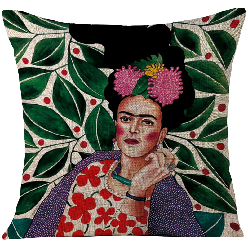 Декоративная подушка Frida Kahlo 13 Мульти в Казани | Loft Concept 