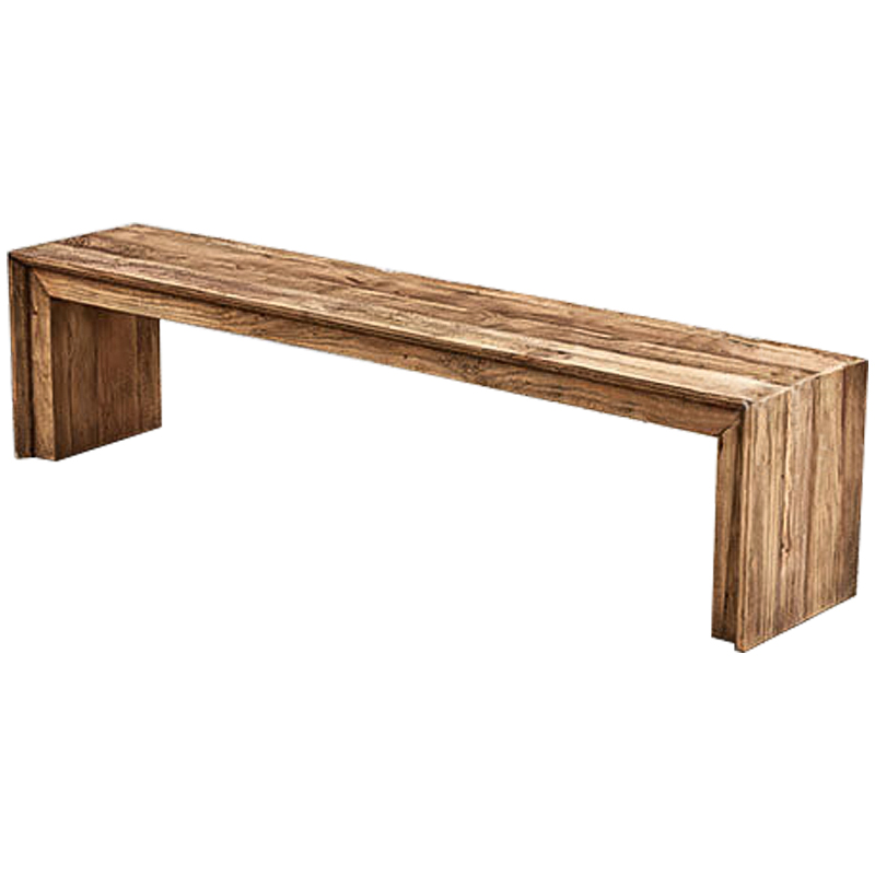 Скамья в стиле лофт Cline Wood Bench Древесина в Казани | Loft Concept 