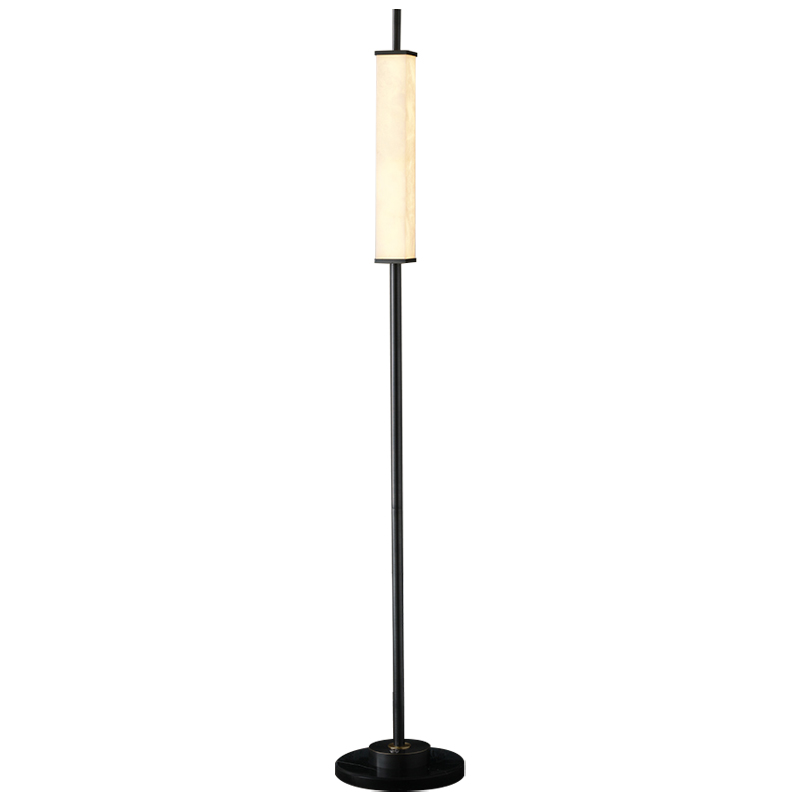 Торшер Gaelle Modern Marble Floor Lamp Белый Мрамор Bianco Темная медь Черный в Казани | Loft Concept 