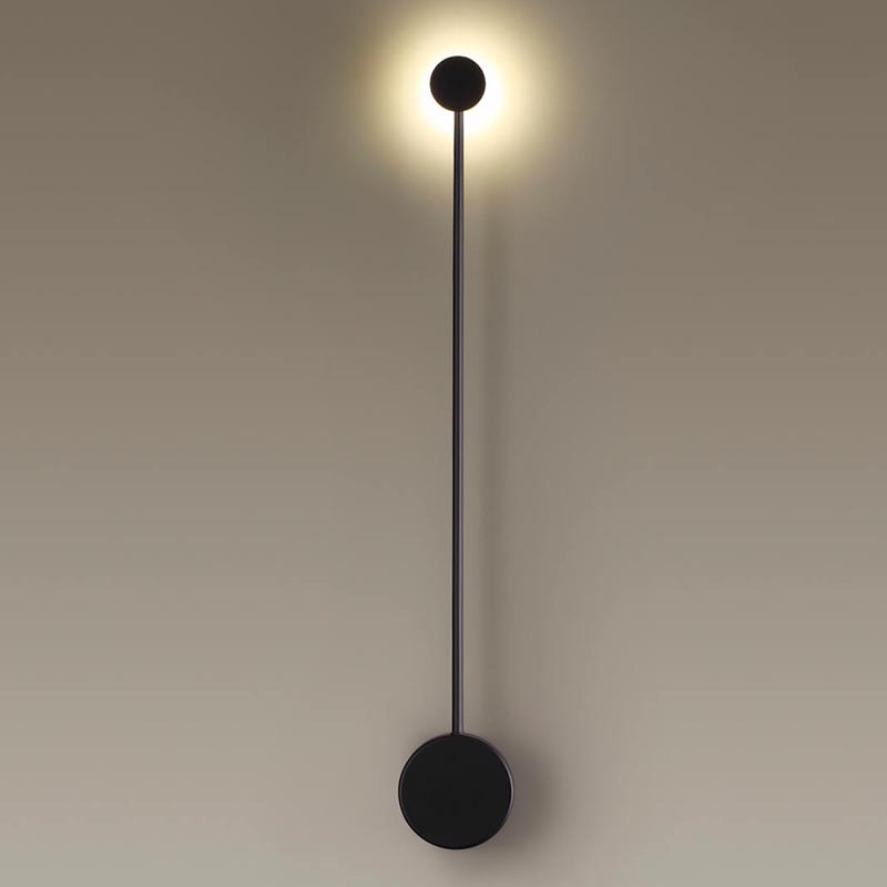 Бра Pin Wall Light Black 70 Черный в Казани | Loft Concept 