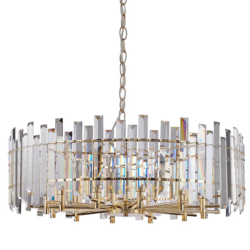 Люстра Langley Chandelier gold 80 Золотой Прозрачный в Казани | Loft Concept 