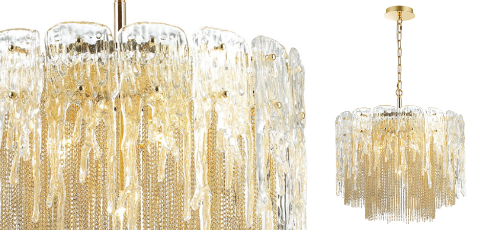 Люстра Ice and Gold Chains - Loft-Concept в Казани