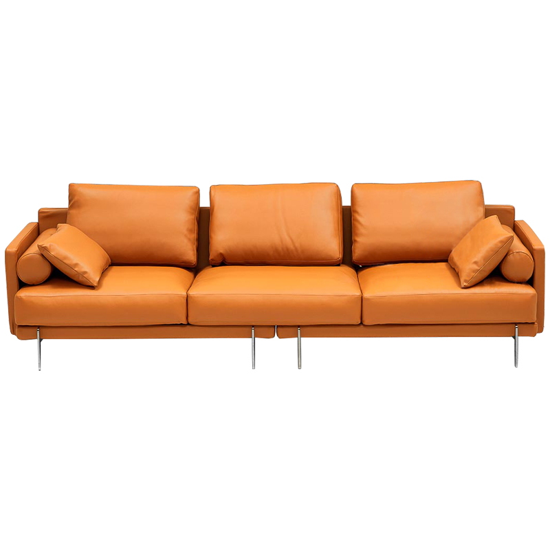 Диван Mosley Orange Sofa Оранжевый Оранжевый в Казани | Loft Concept 