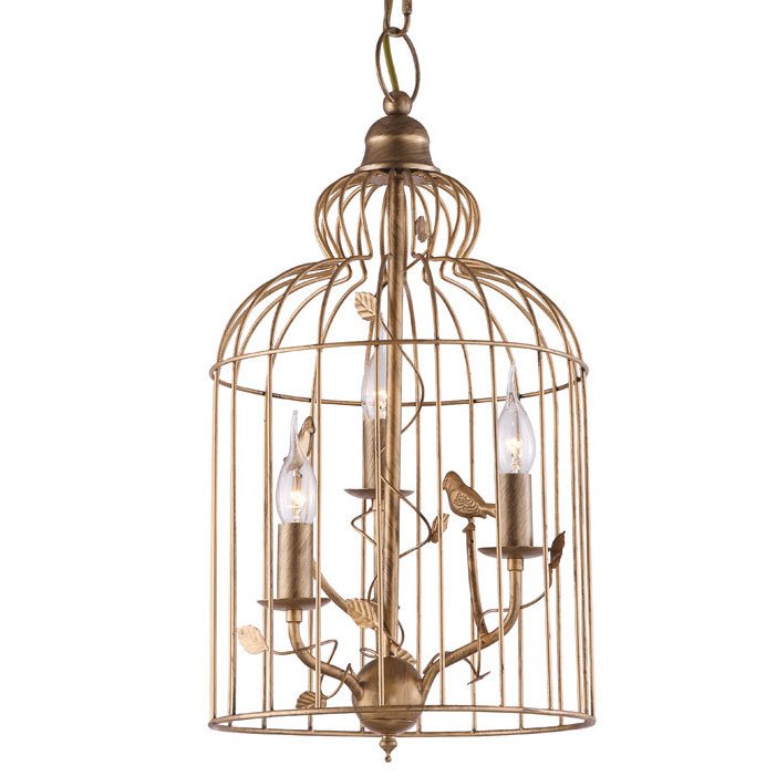 Люстры BIRDCAGE CHANDELIER copper Медь в Казани | Loft Concept 