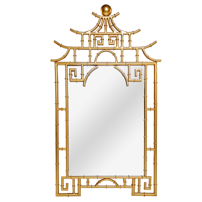 Зеркало Pagoda Mirror Gold 128 Золотой Зеркало Pagoda Mirror Gold 128 Золотой в Казани | Loft Concept