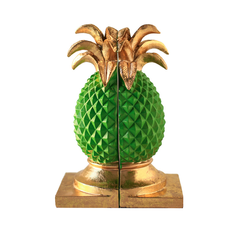 Держатель для книг Green Pineapple Book Holder Зеленый Золотой в Казани | Loft Concept 