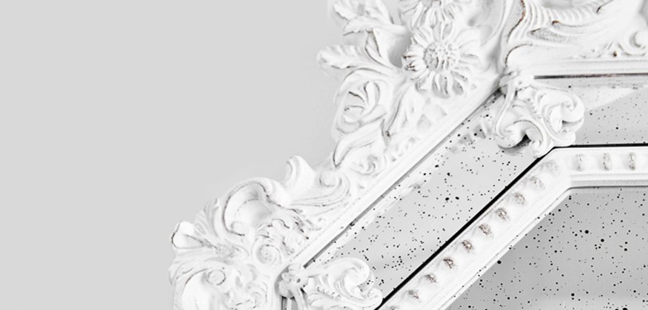 Зеркало Antique ornament White Зеркало Antique ornament White - Loft-Concept в Казани
