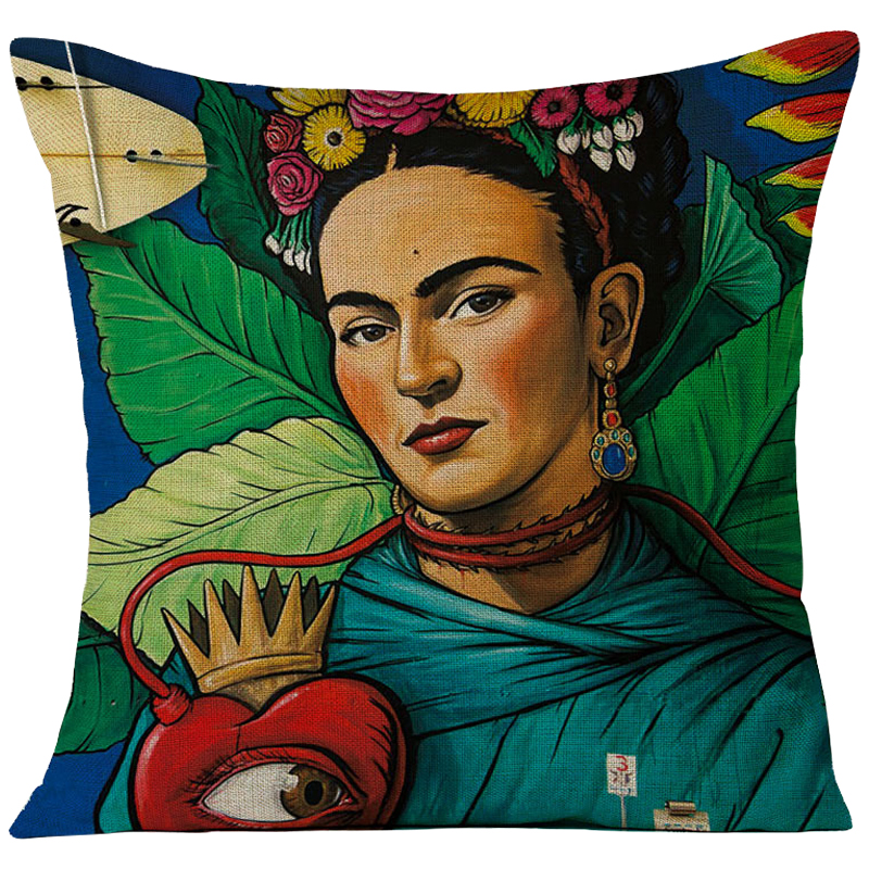 Декоративная подушка Frida Kahlo 10 Мульти в Казани | Loft Concept 