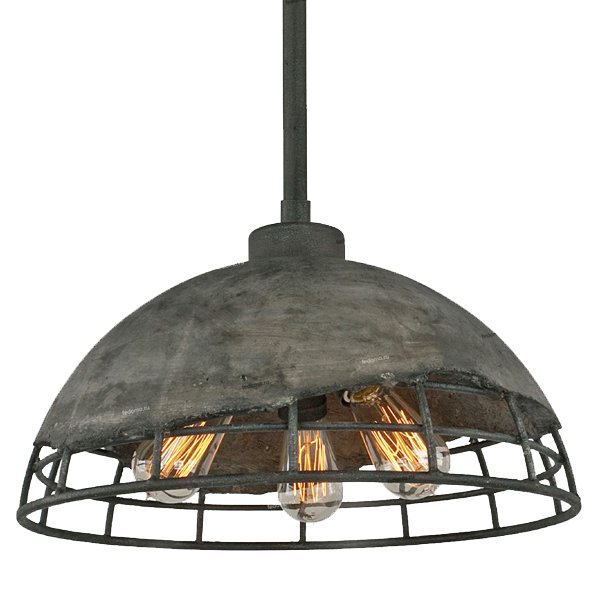 Подвесной светильник Stone industrial lamp 3 Серый (Gray) в Казани | Loft Concept 