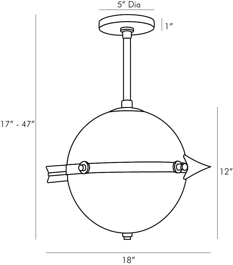 Люстра Arteriors CELESTIAL PENDANT в Казани