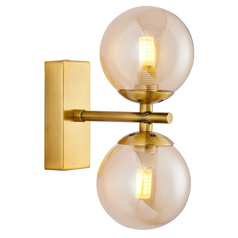 Бра Berries Sconce amber Латунь Янтарь (Amber) в Казани | Loft Concept 