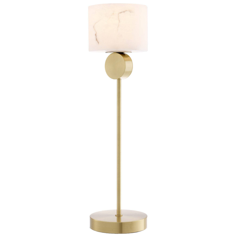 Настольная лампа Eichholtz Table Lamp Etruscan Латунь Белый в Казани | Loft Concept 