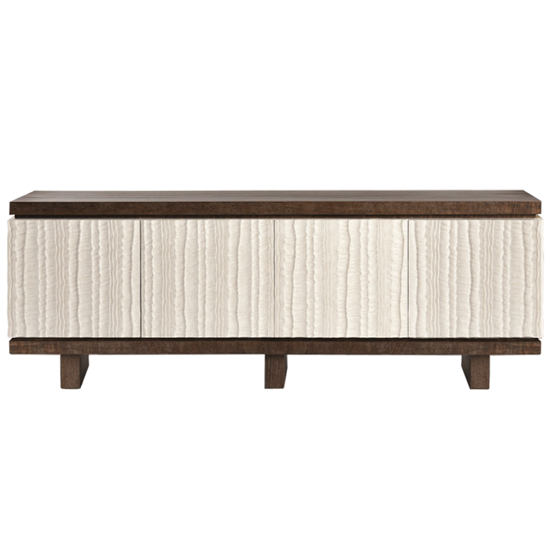 Riverside Textured Long Sideboard  ivory ( слоновая кость ) Коричневый в Казани | Loft Concept 