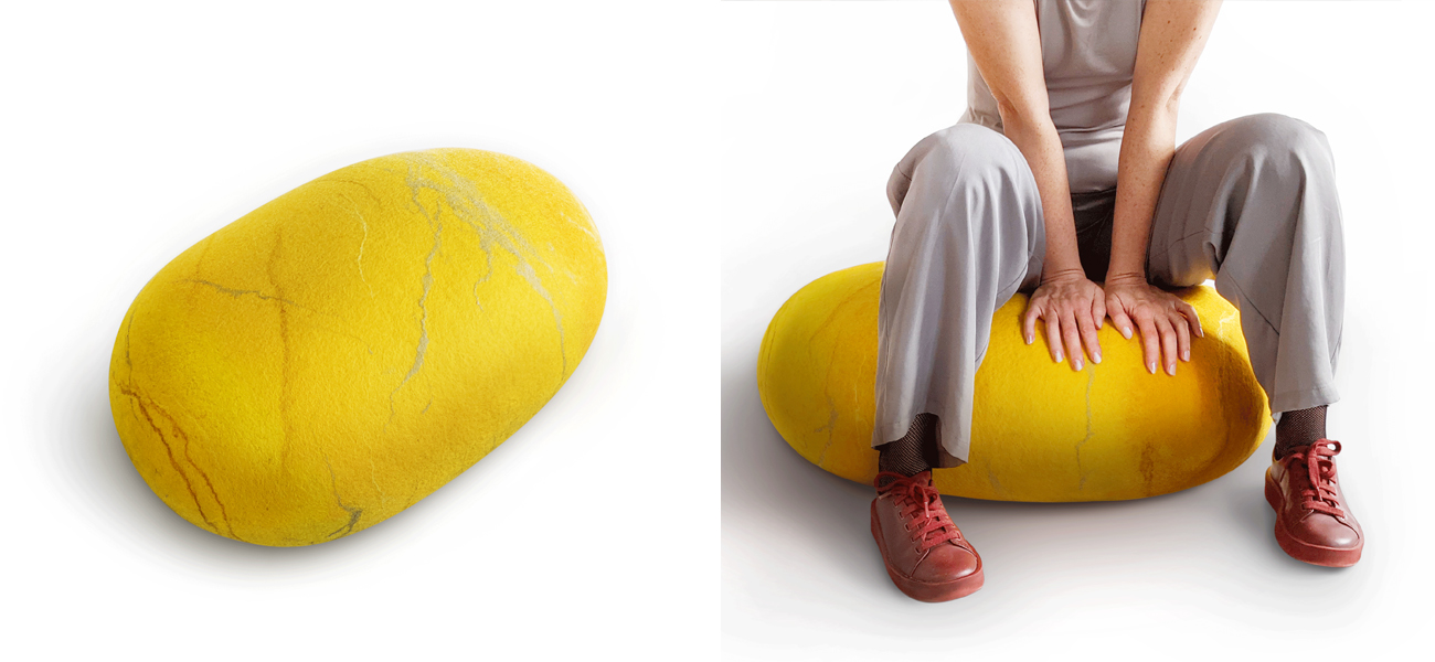 Пуф Янтарная Галька - фото №1