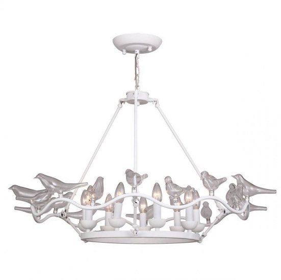 Люстра Dove Chandelier Glass Bird White Белый в Казани | Loft Concept 