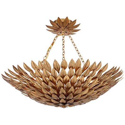 Люстра Crystorama Broche plumage  Antique Gold CHANDELIER Золотой в Казани | Loft Concept 