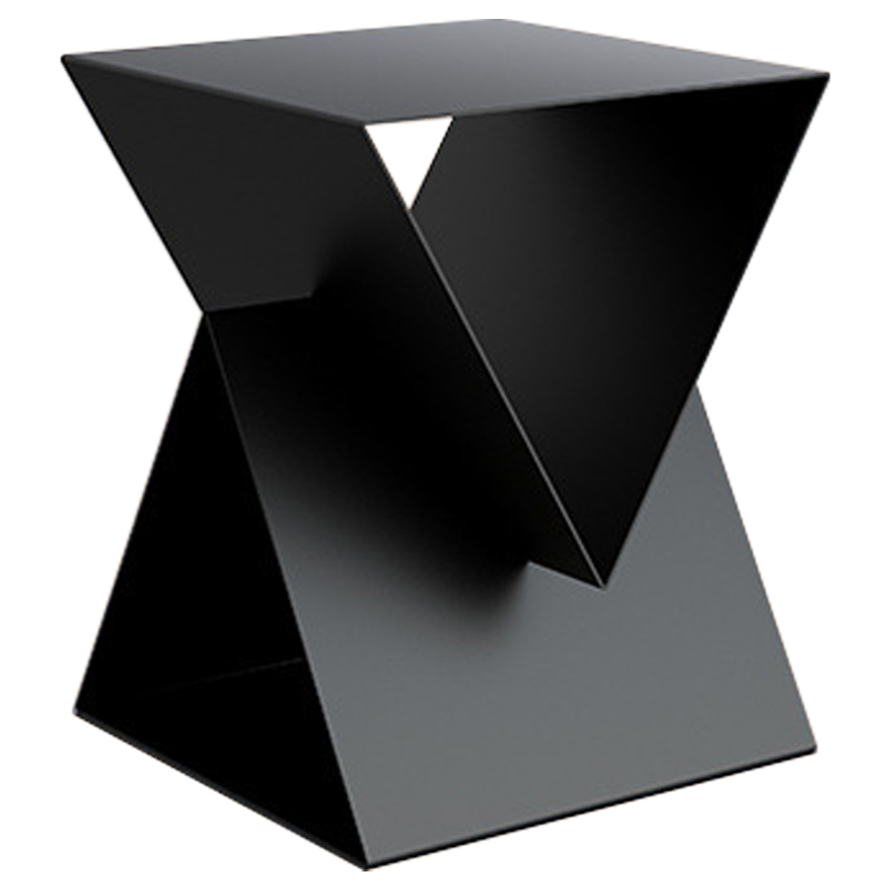 Приставной стол Two Triangles Black Side Table Черный в Казани | Loft Concept 