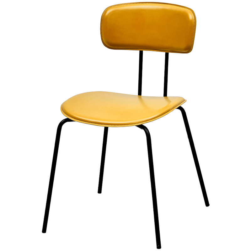 Стул Tyler Loft Stool yellow Желтый Черный в Казани | Loft Concept 