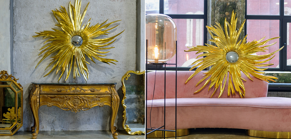 Зеркало Flower Sun Mirror Зеркало Flower Sun Mirror - Loft-Concept в Казани