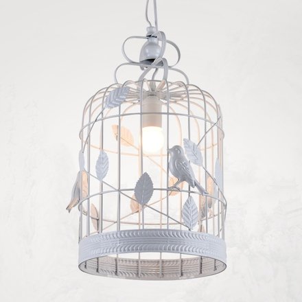 Подвесной светильник BIRDCAGE CHANDELIER Белый в Казани | Loft Concept 