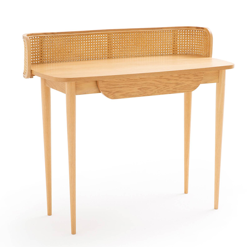 Рабочий стол Morten Wicker Table Светлый дуб в Казани | Loft Concept 