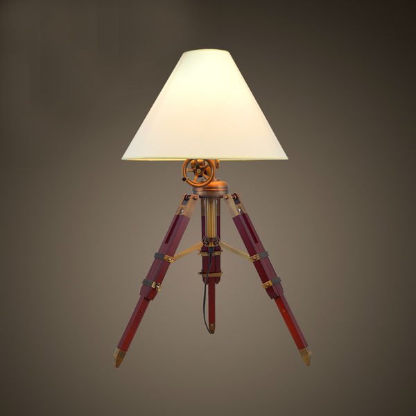 Настольная лампа Table Standing Lamp Red Бургундский красный в Казани | Loft Concept 