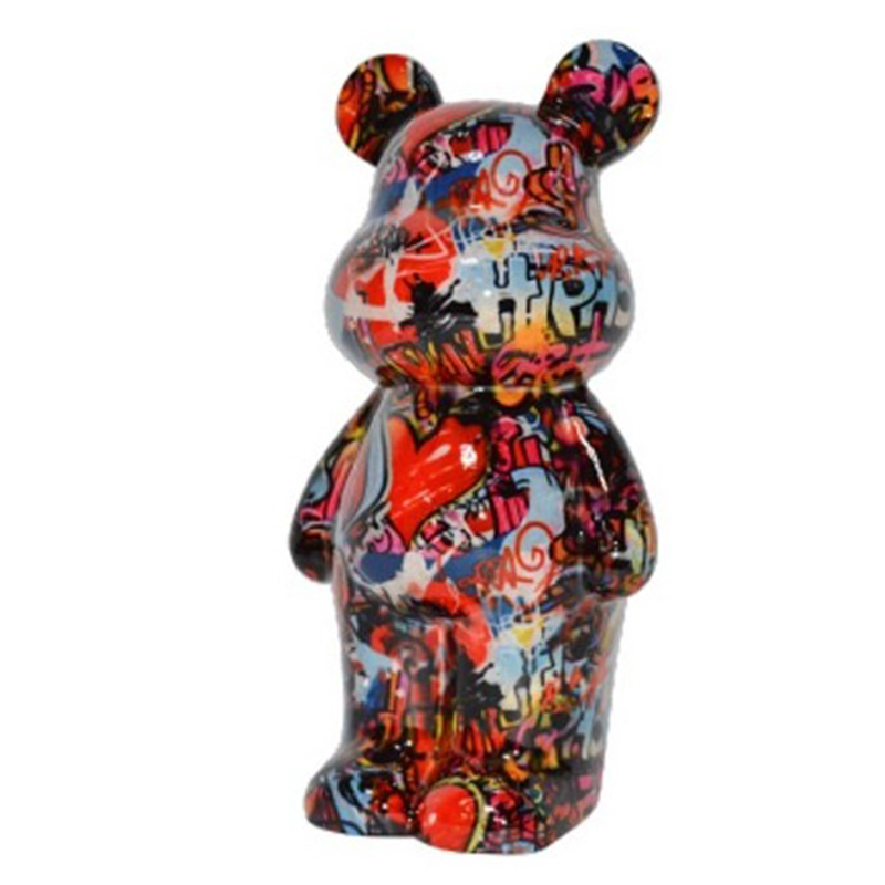 Статуэтка Graffiti Bear red Мульти в Казани | Loft Concept 