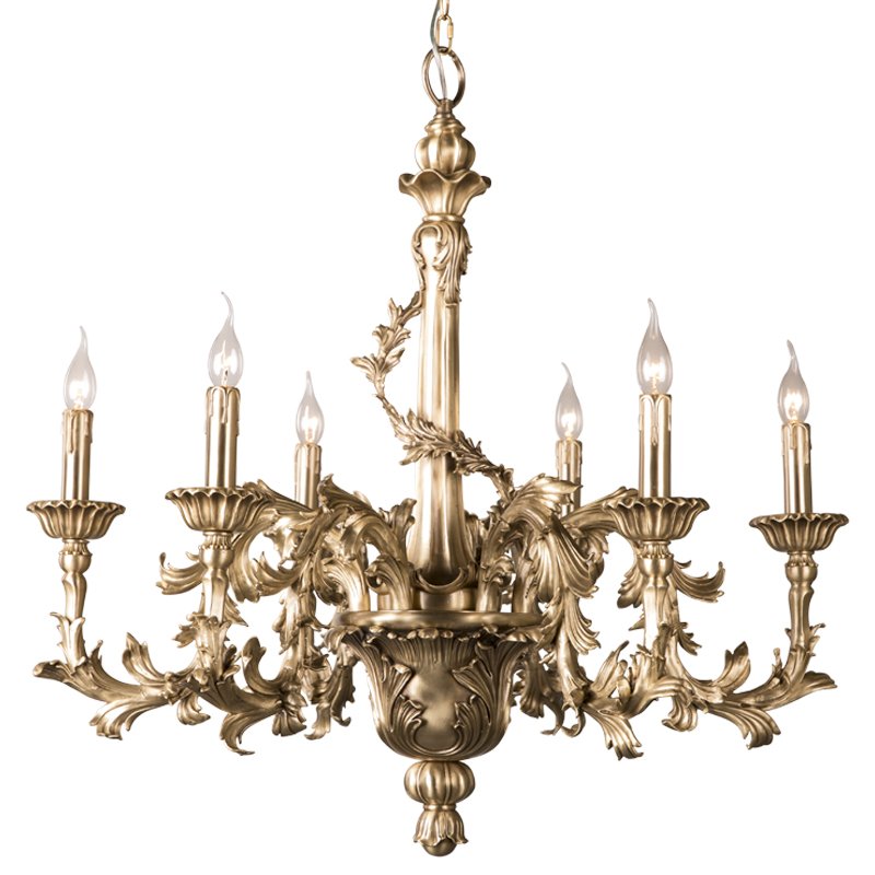 Люстра Baroque Chandelier Латунь в Казани | Loft Concept 