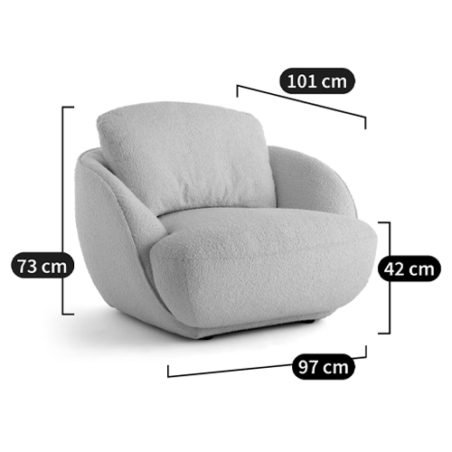 Полукруглое мягкое кресло Halle Green Armchair в Казани