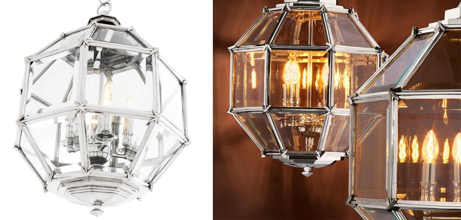 Люстра Lantern Owen Nickel S - Loft-Concept в Казани