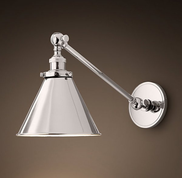 Бра 20TH C Library Single Sconce silver  в Казани | Loft Concept 