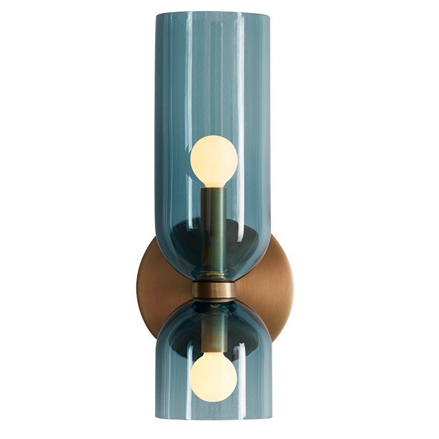 Бра Lightmaker Studio Edie Sconce Blue Медь Синий в Казани | Loft Concept 