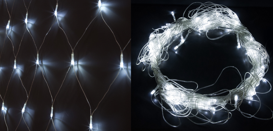 Гирлянда-Сетка Белым свет диодов - Loft-Concept в Казани