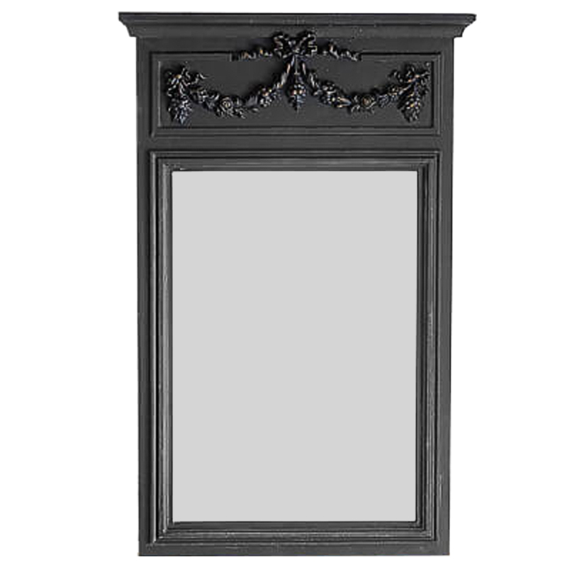 Зеркало Arcadie Mirror Black Винтажный черный в Казани | Loft Concept 